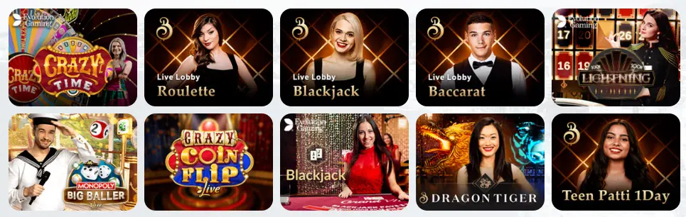 Jeux de casino en direct DaVinci's Gold Casino