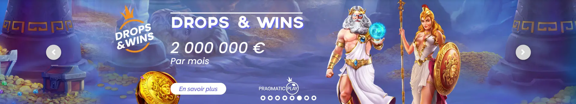 Drop and Wins DaVinci's Gold Casino