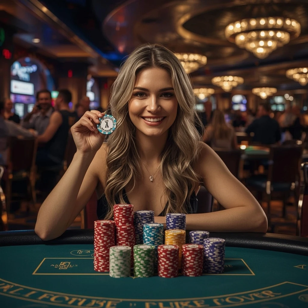 bonus dans les mains de l'homme au casino DaVinci's Gold Casino
